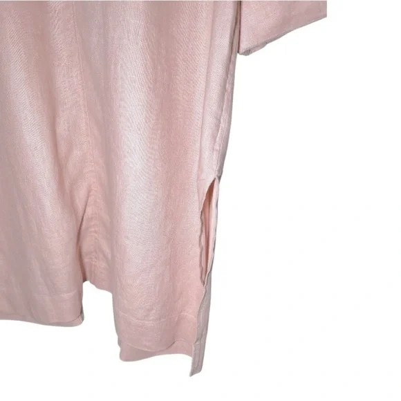 EUC Eileen Fisher Organic Cotton Pink Knee Length Sz M - Picture 7 of 9